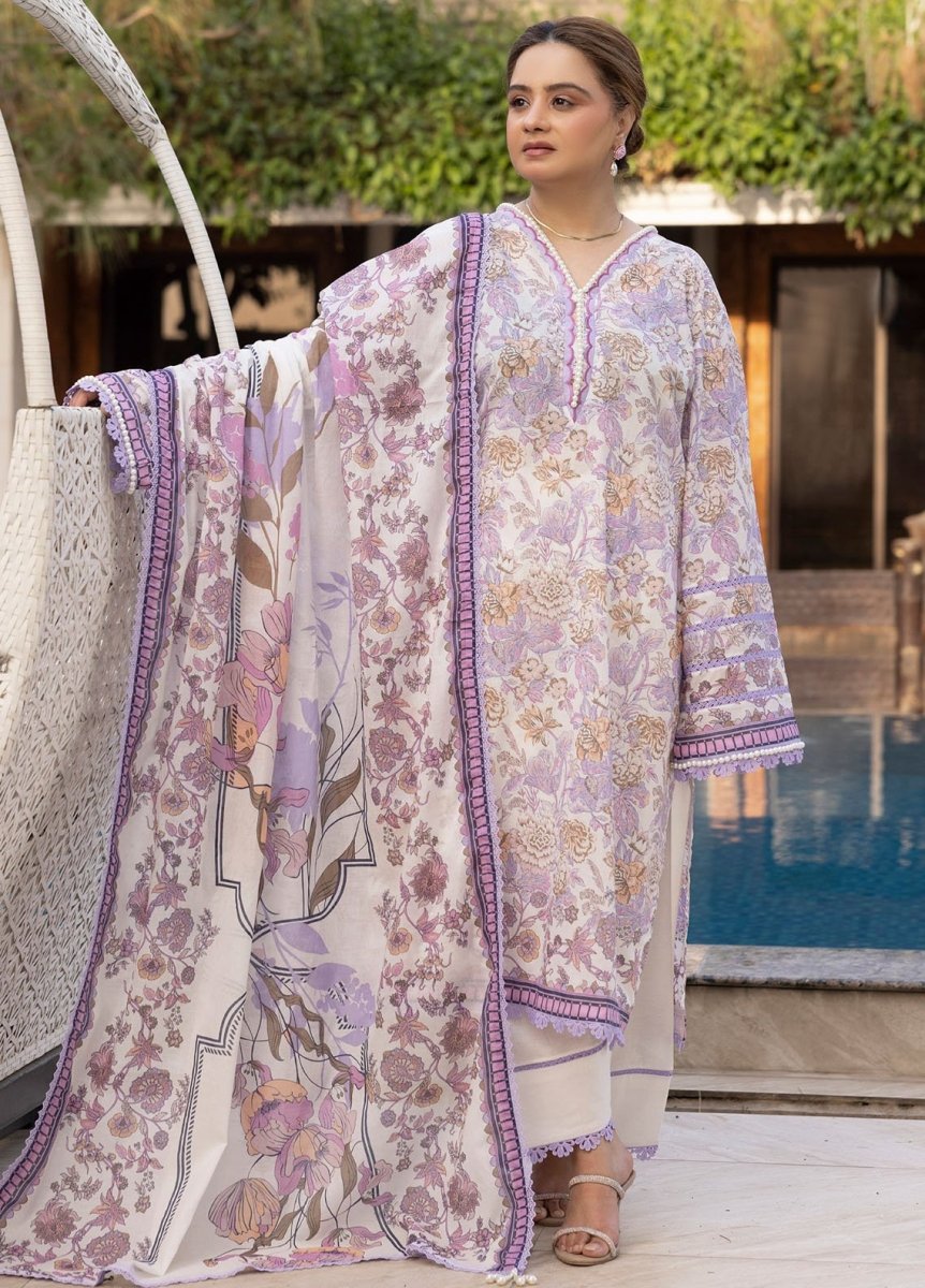 Gul Ahmed 3 Piece Unstitched Printed Lawn Suit CL-52666