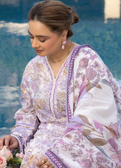 Gul Ahmed 3 Piece Unstitched Printed Lawn Suit CL-52666