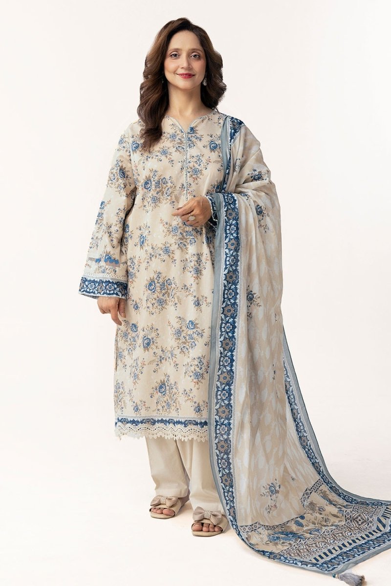 Gul Ahmed 3 Piece Unstitched Printed Lawn Suit CL-52669