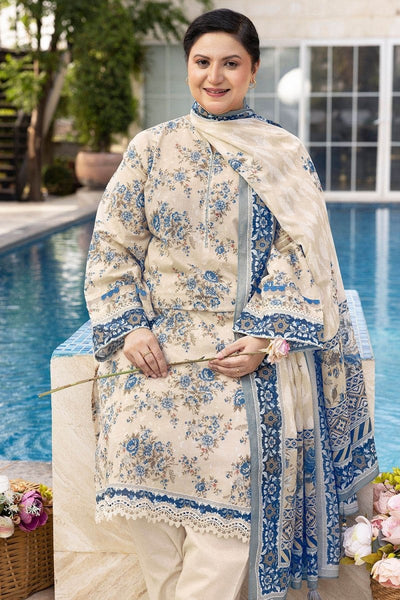 Gul Ahmed 3 Piece Unstitched Printed Lawn Suit CL-52669