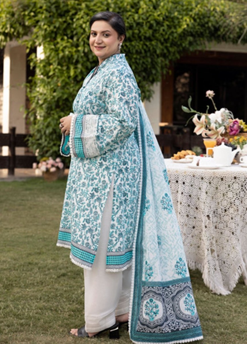 Gul Ahmed 3 Piece Unstitched Printed Lawn Suit CL-52679