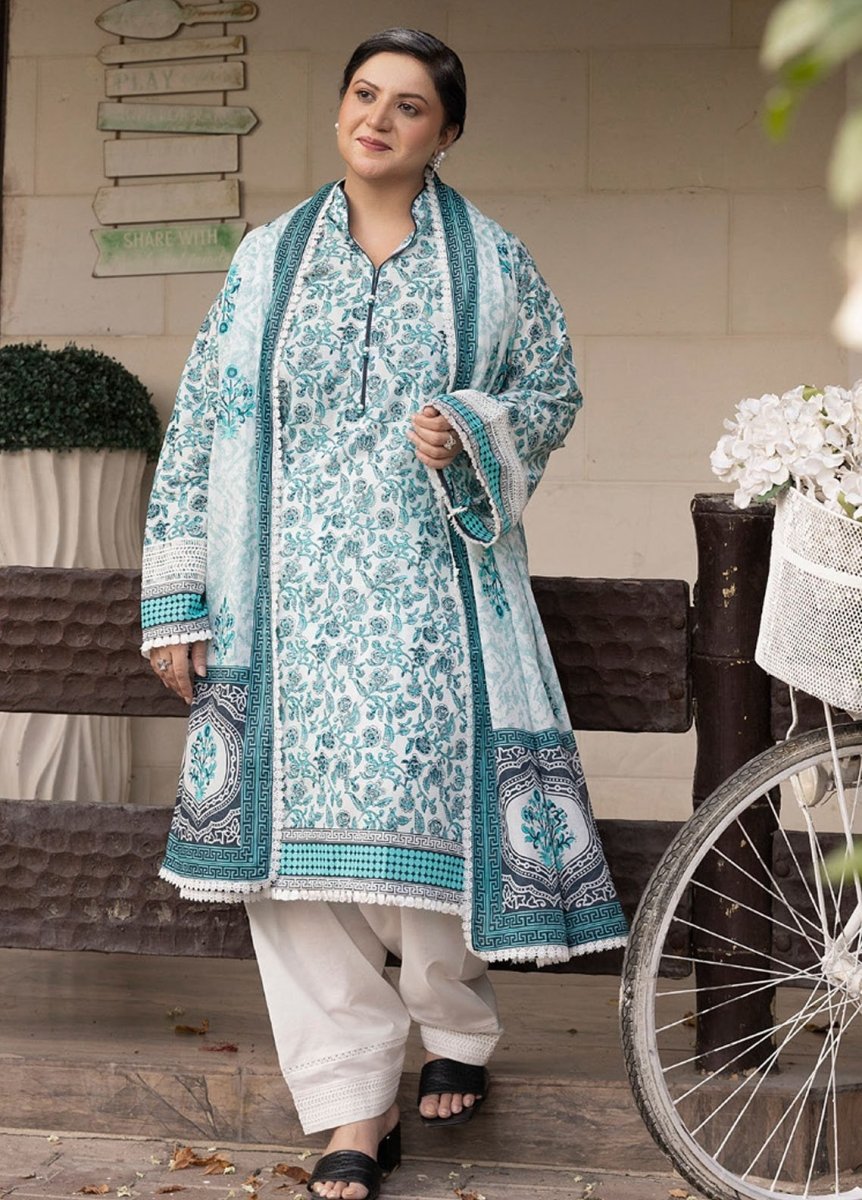Gul Ahmed 3 Piece Unstitched Printed Lawn Suit CL-52679