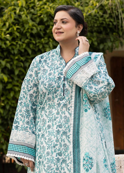 Gul Ahmed 3 Piece Unstitched Printed Lawn Suit CL-52679