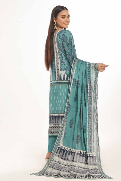 Gul Ahmed 3PC Unstitched Printed Lawn Suit CLP-32331