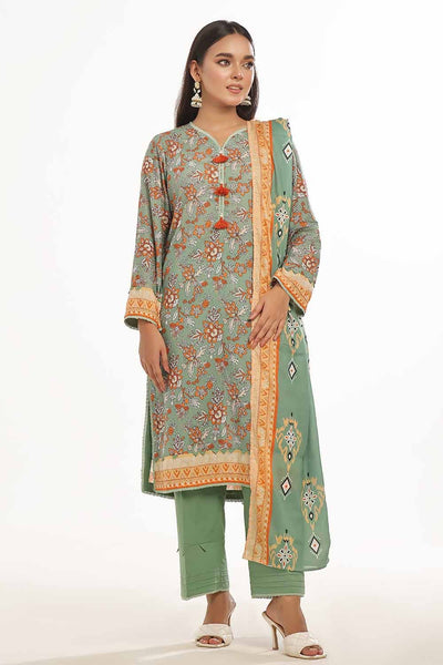 Gul Ahmed 3PC Unstitched Printed Lawn Suit CLP-42068