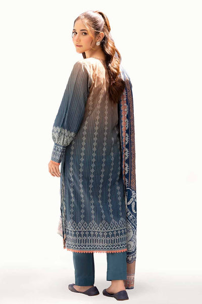 Gul Ahmed 3PC Unstitched Printed Lawn Suit CLP-42148