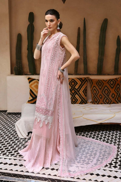 Maria. B 3 Piece Unstitched Embroidered Lawn Suit - D-2511-A