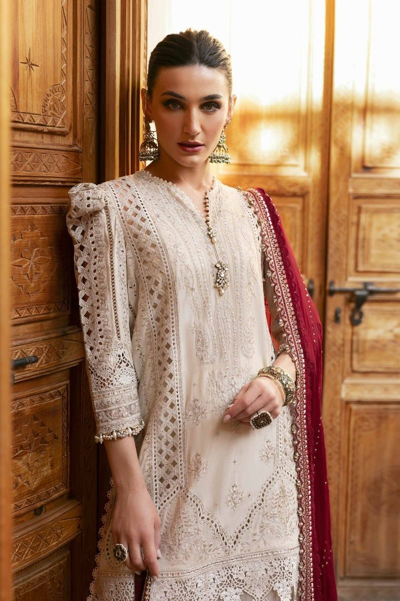 Maria. B 3 Piece Unstitched Embroidered Lawn Suit - D-2511-B
