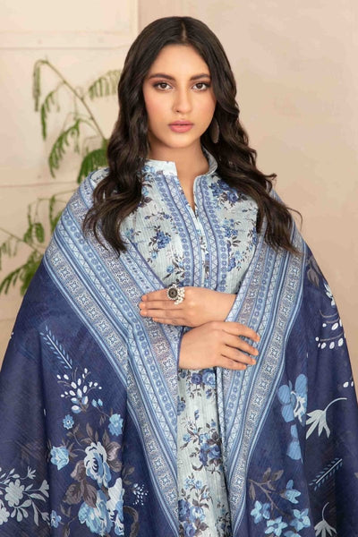 Tawakkal Fabrics 3 Piece Stitched Digital Printed Bana Dora Lawn Suit - D-1285