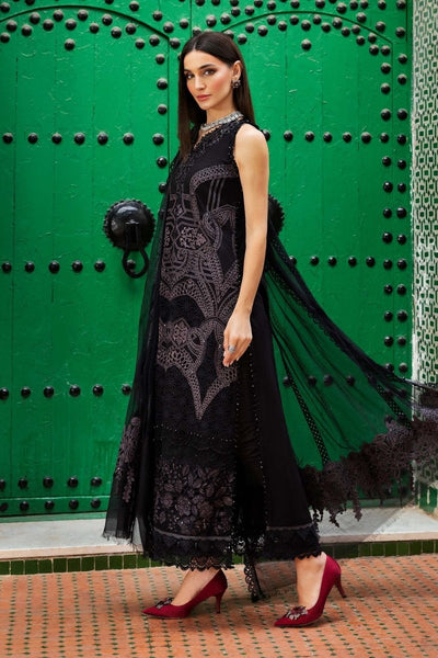 Maria. B 3 Piece Unstitched Embroidered Lawn Suit - D-2512-B