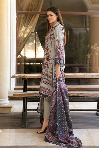 Tawakkal Fabrics 3 Piece Stitched Printed Bana Dora  lawn Suit - D-1502