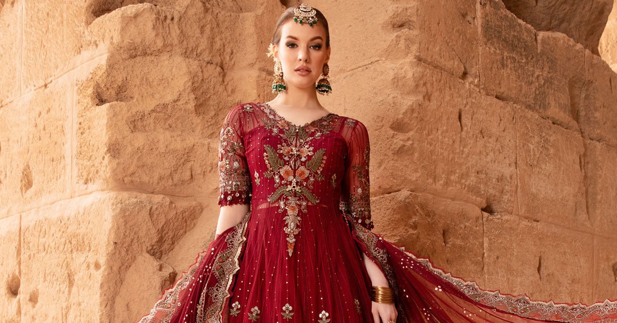 Maria. B 03 Piece Unstitched Printed Embroidered Lawn Suit - D-2403-B