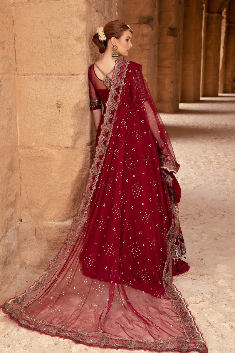 Maria. B 03 Piece Unstitched Printed Embroidered Lawn Suit - D-2403-B
