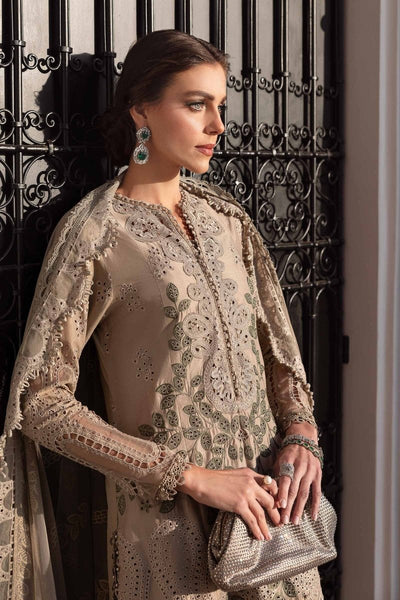 Maria. B 3 Piece Unstitched Embroidered Lawn Suit - D-2503-A