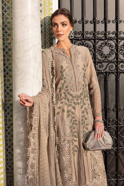 Maria. B 3 Piece Unstitched Embroidered Lawn Suit - D-2503-A