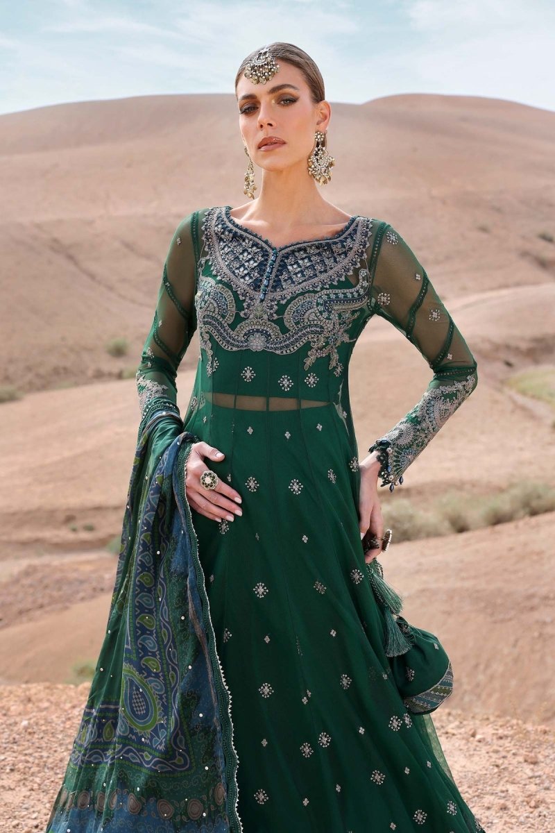 Maria. B 3 Piece Unstitched Embroidered Lawn Suit - D-2507-A