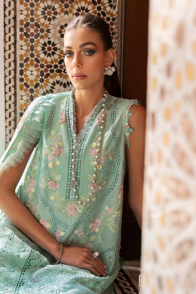 Maria. B 3 Piece Unstitched Embroidered Lawn Suit - D-2514-A