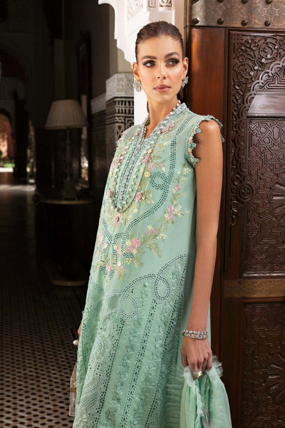 Maria. B 3 Piece Unstitched Embroidered Lawn Suit - D-2514-A
