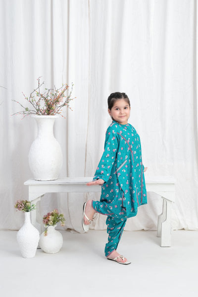 Tawakkal Fabrics 02 Piece Kid's Collection Digital Printed Swiss Suit - D-2575
