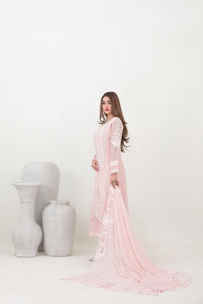 Tawakkal Fabrics 3 Piece Stitched Fancy Embroidered Chiffon Suit - D-5380