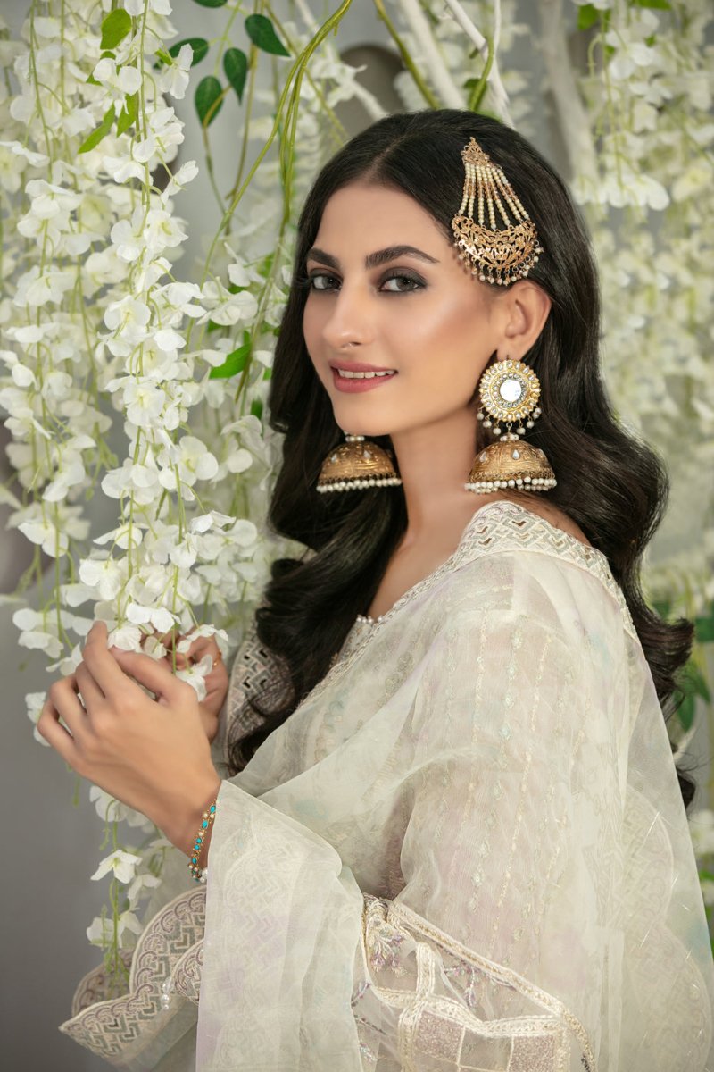 Tawakkal Fabrics 3 Piece Stitched Heavy Embroidered Fancy Suit D-7662
