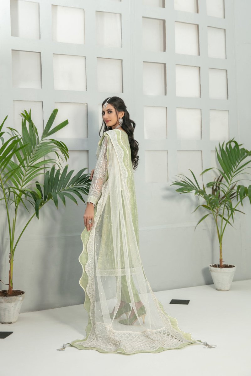 Tawakkal Fabrics 3 Piece Stitched Heavy Embroidered Fancy Suit D-7664