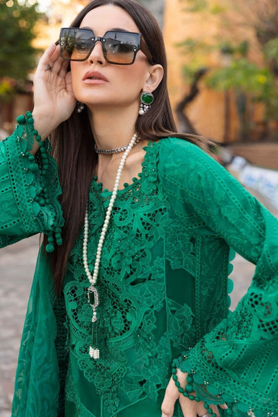 Maria. B 3 Piece Unstitched Embroidered Lawn Suit - D-2508-B