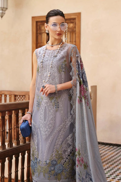 Maria. B 3 Piece Unstitched Embroidered Lawn Suit - D-2509-B