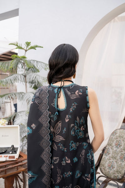 FIRDOUS 3 Piece Stitched Embroidered Printed Lawn Suit - D-775