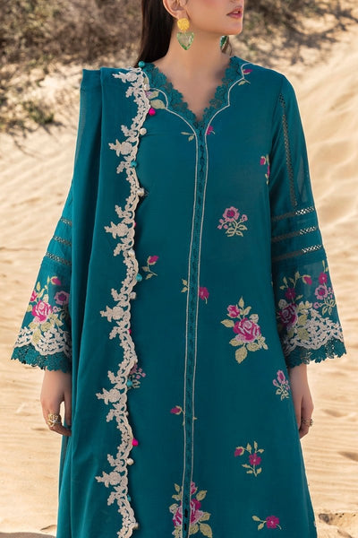 Gul Ahmed 3 Piece Unstitched Embroidered Lawn Suit with Embroidered Denting Lawn Dupatta DN-52010