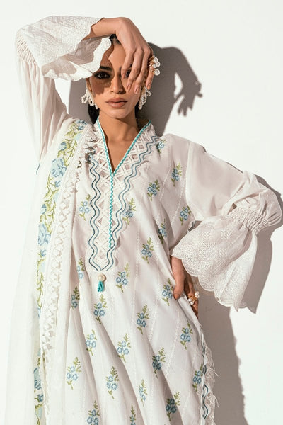 Gul Ahmed 3 Piece Unstitched Embroidered Printed Denting Lawn Suit DN-52032