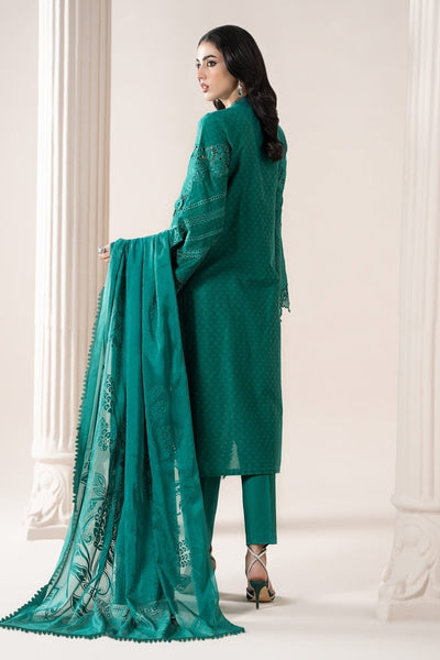 Maria. B 3 Piece Embroidered Jacquard Lawn Suit - ELS-25-05