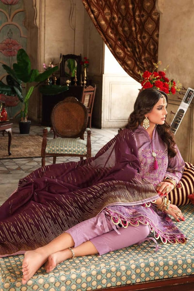 Gul Ahmed Ready To Wear 3 Piece Embroidered Khadi Net Suit with Lawn Dupatta FE-12257