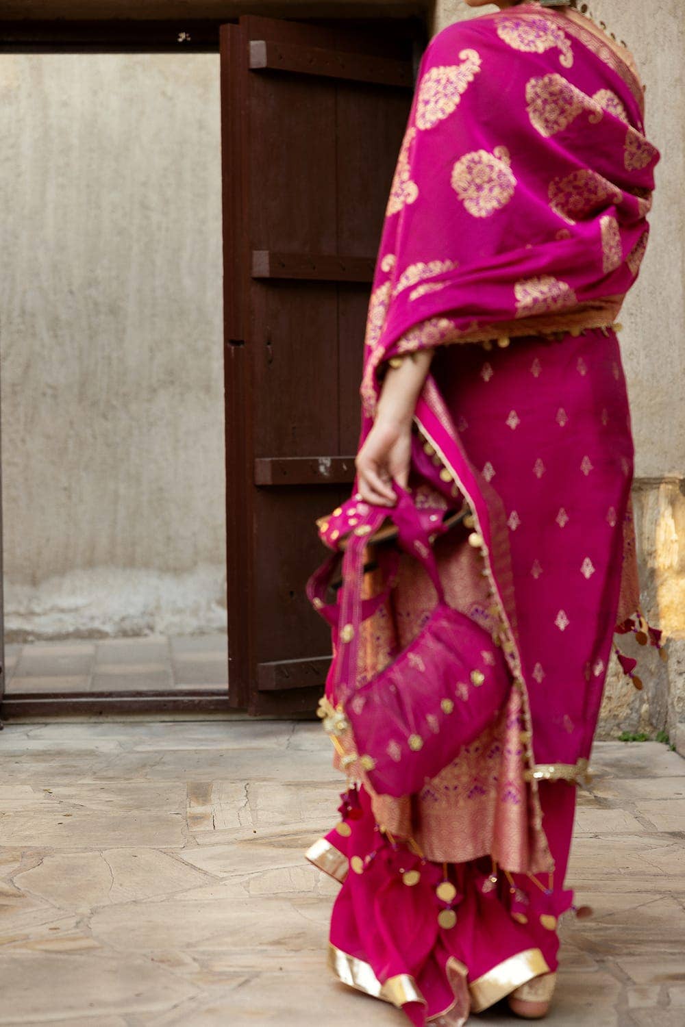 Gul Ahmed 3PC Embroidered Jacquard Unstitched Suit with Jacquard Dupatta FE-42051