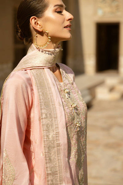 Gul Ahmed 3PC Embroidered Jacquard Unstitched Suit with Jacquard Dupatta FE-42058