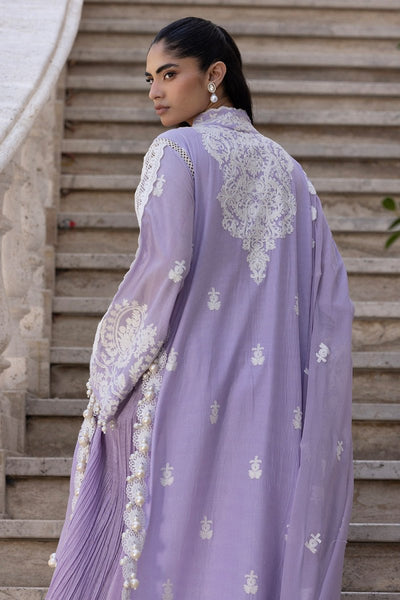 Gul Ahmed 3 Piece Unstitched Embroidered Lawn Suit with Embroidered Chiffon Dupatta FE-52108