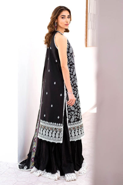 Gul Ahmed 3 Piece Unstitched Embroidered Lawn Suit with Embroidered Chiffon Dupatta FE-52138