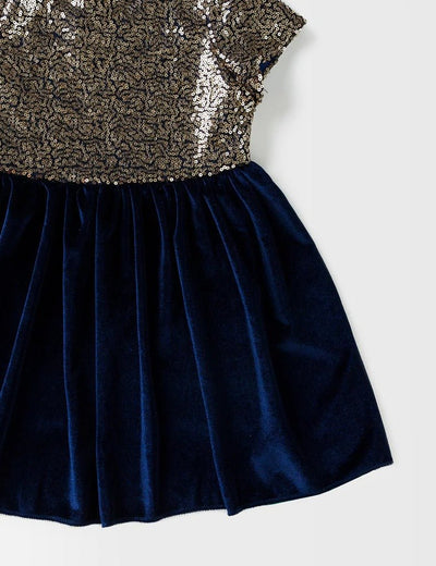 Beechtree 1 Piece Kid’s Stylish frock - FGFRI-521-01-A-NAVY