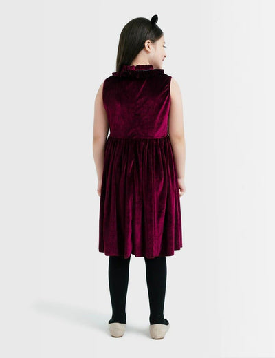 Beechtree 1 Piece Kid’s Stylish frock - FGFRI-521-05-A-MAROON