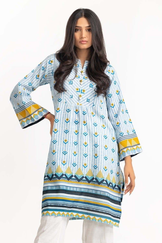 Gul Ahmed 01 Piece Stitched Digital Print Khaddar Shirt GLW-23-62