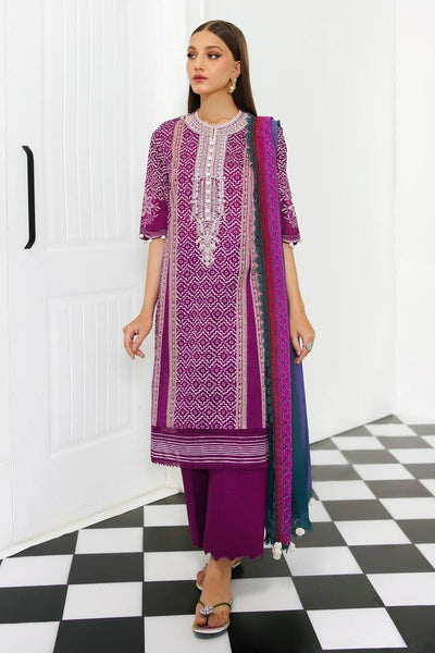 SANA SAFINAZ 3 Piece Unstitched Digital Printed Lawn Suit - H231-003B-CI