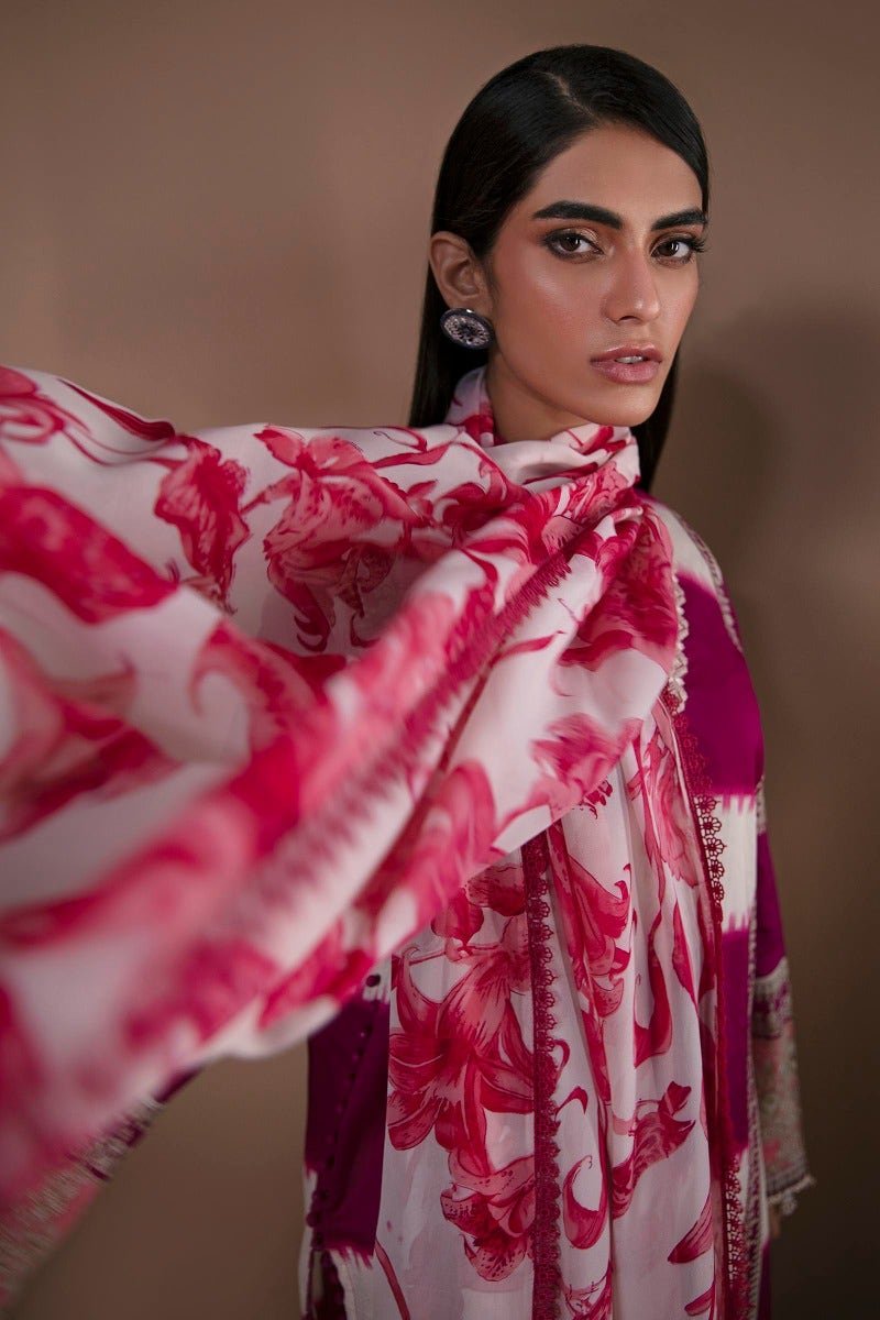 SANA SAFINAZ 2 Piece Unstitched Digital Printed Lawn Suit - H231-004A-BI