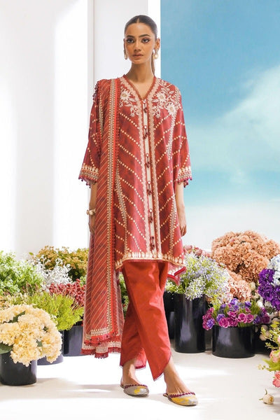 SANA SAFINAZ 3 Piece Unstitched Digital Printed Lawn Suit - H231-013A-CG