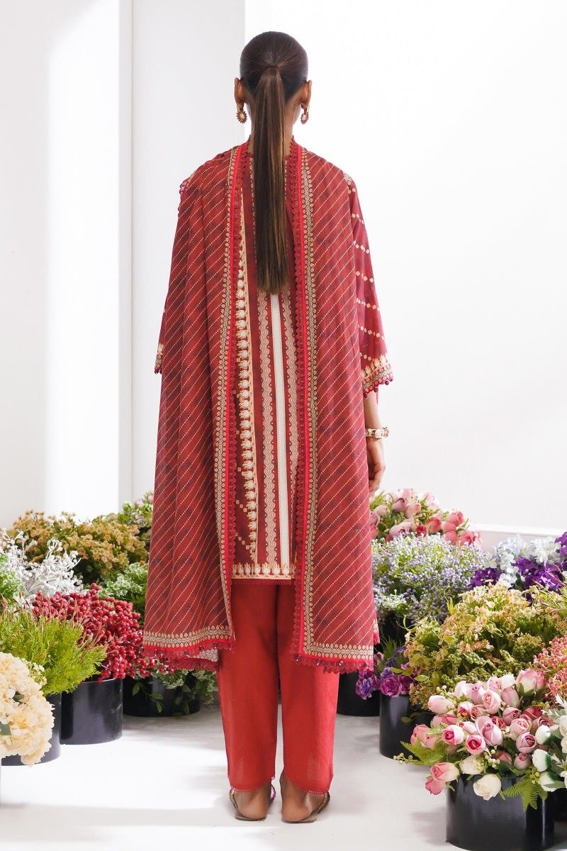 SANA SAFINAZ 3 Piece Unstitched Digital Printed Lawn Suit - H231-013A-CG