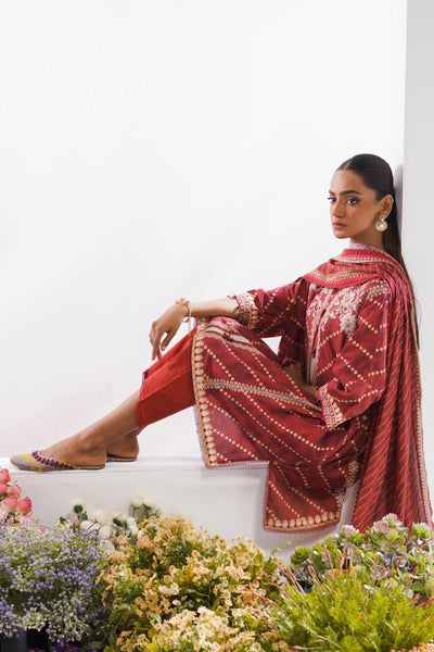 SANA SAFINAZ 3 Piece Unstitched Digital Printed Lawn Suit - H231-013A-CG