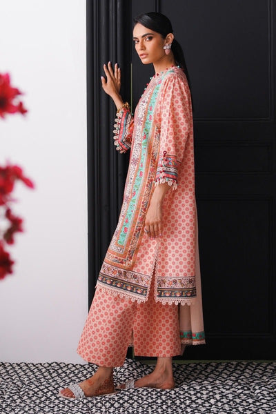 SANA SAFINAZ 3 Piece Unstitched Digital Printed Lawn Suit - H231-018A-AG