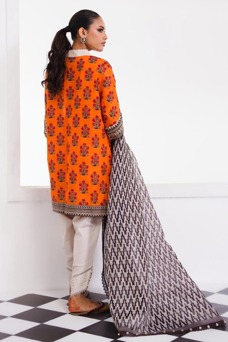 SANA SAFINAZ 2 Piece Unstitched Digital Printed Lawn Suit - H231-023A-BG