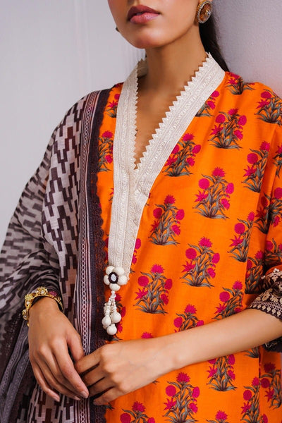 SANA SAFINAZ 2 Piece Unstitched Digital Printed Lawn Suit - H231-023A-BG