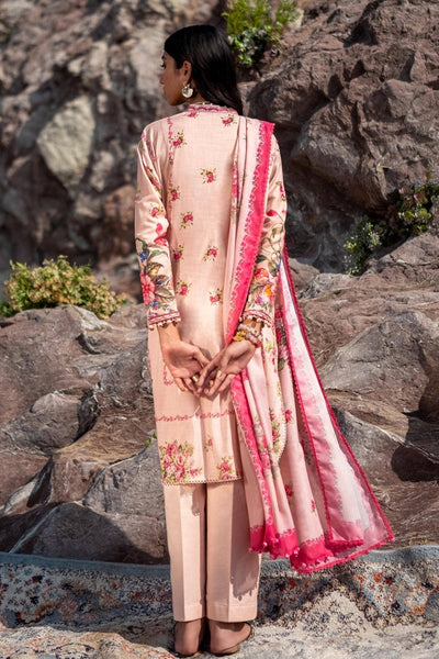 SANA SAFINAZ 3 Piece Unstitched Digital On Lawn Shirt with Digital Printed Dupatta On Tennis Net - H241-026A-3CS