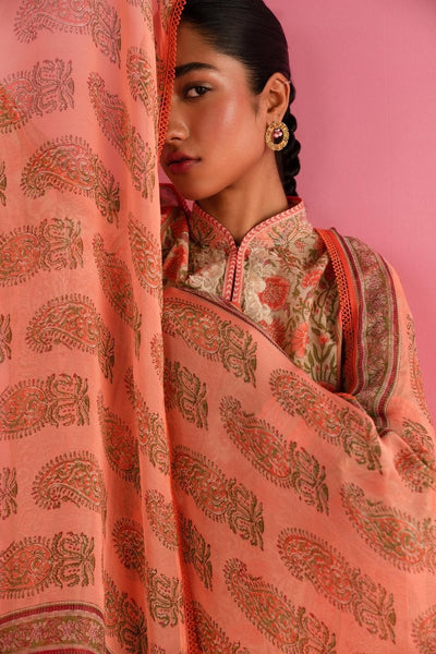 SANA SAFINAZ 3 Piece Stitched Digital Printed Lawn Suit - H242-024A-3CI